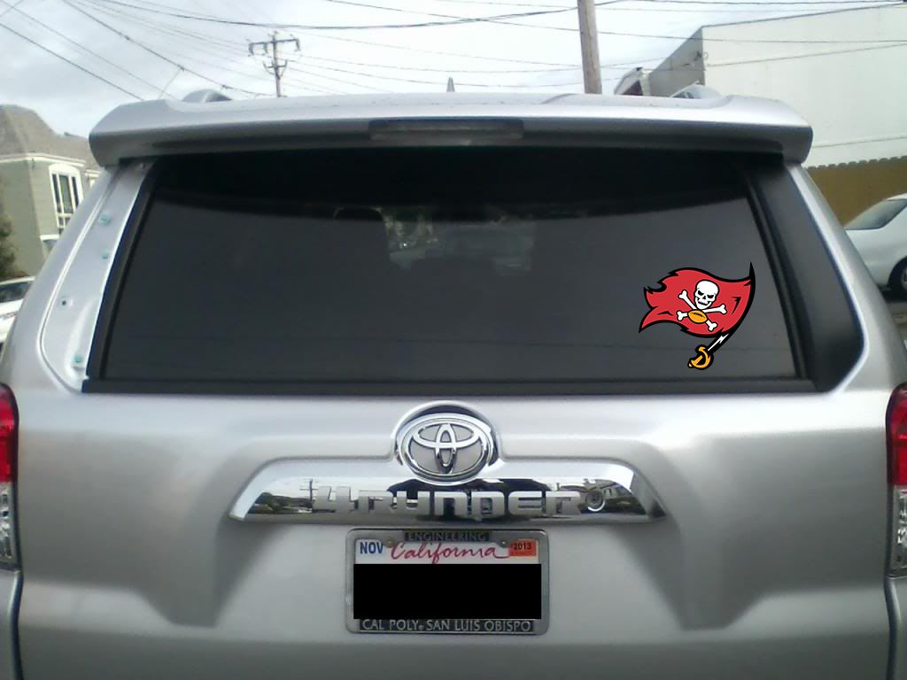 Tampa Bay Buccaneers Vintage Bumper Sticker