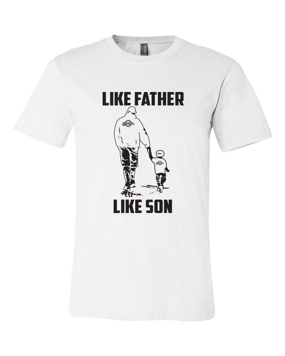 Milwaukee Brewers Like Father Like Son T shirt Adult and Youth