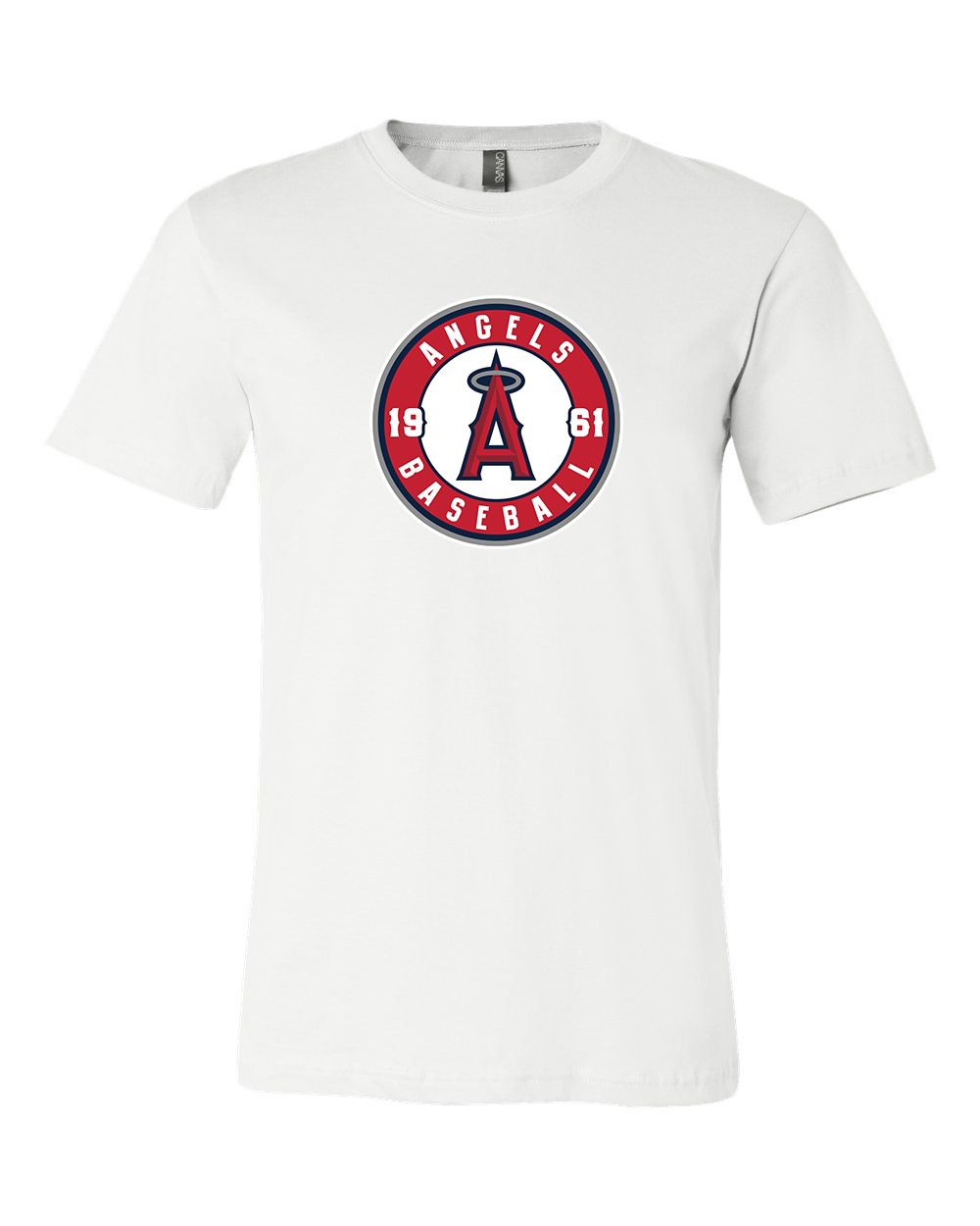 Los Angeles Angels Of Anaheim Iconic Primary Colour Logo Graphic T-Shirt -  Mens