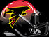 Atlanta Falcons Alternate Future Helmet logo Vinyl Decal / Sticker 5 sizes!!
