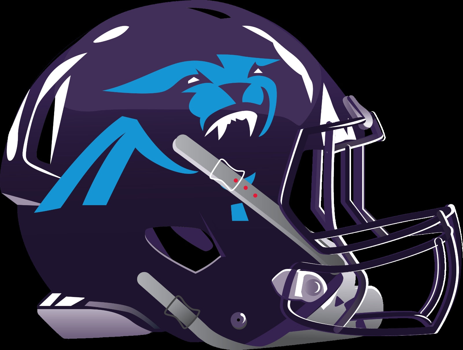 Carolina Panthers Alternate Future Helmet logo Vinyl Decal / Sticker 5