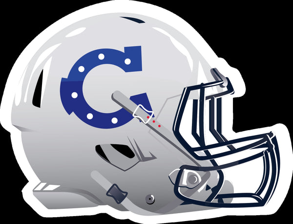 Indianpolis Colts Alternate Future Helmet logo Vinyl Decal / Sticker 5 sizes!!