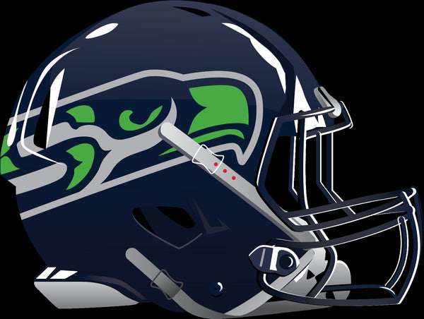 Seattle Seahawks Alternate Future Helmet logo Vinyl Decal / Sticker 5 sizes!!