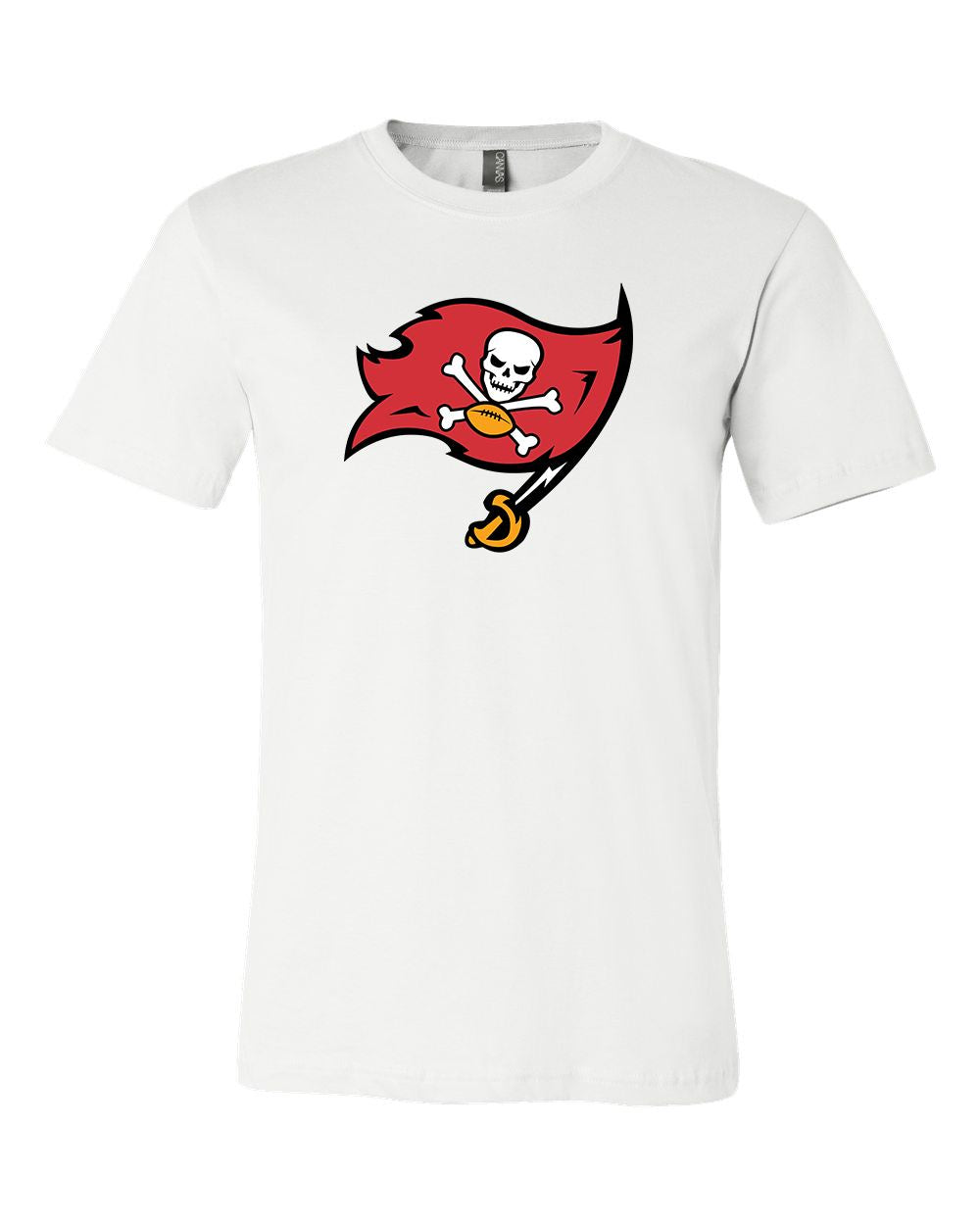 Tampa Bay Buccaneers Throwback Circle Logo Team Shirt 6 Sizes S-3XL