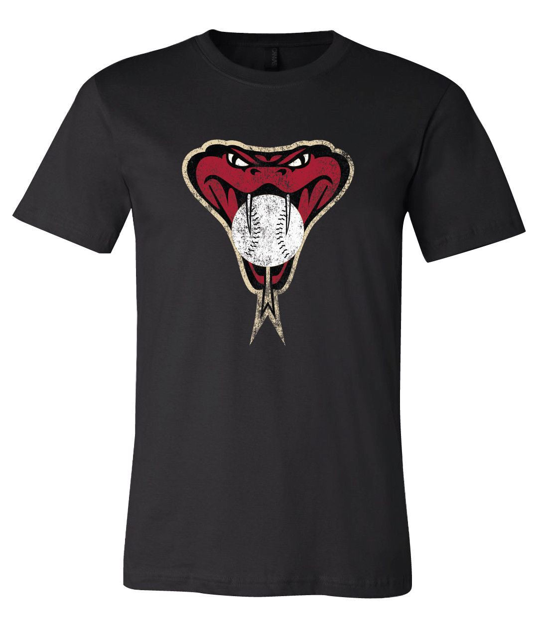 Arizona Diamondbacks Arched Logo Slub Shirt - Peanutstee