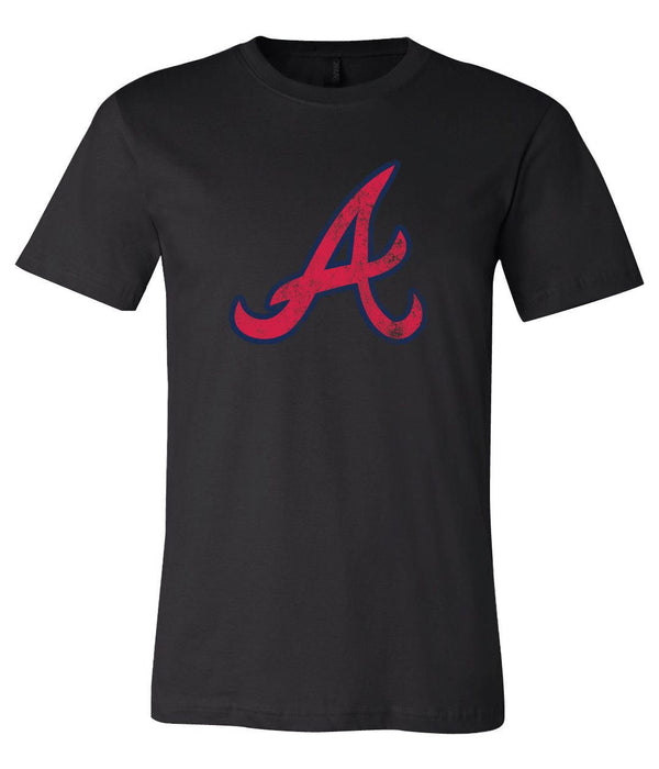 Atlanta Braves A logo Distressed Vintage logo T-shirt 6 Sizes S-3XL!!