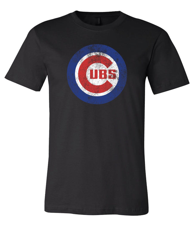 Chicago Cubs 1970 Vintage Logo Embroidered T-Shirt S - 6XL, LT