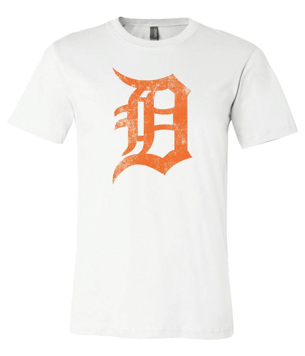 Detroit Tigers D Logo Distressed Vintage logo T-shirt 6 Sizes S-3XL!!