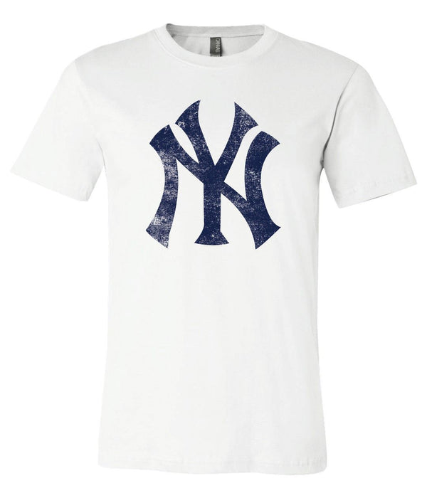 New York Yankees NY logo Distressed Vintage logo T-shirt 6 Sizes S-3XL!!
