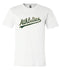 Oakland Athletics Text logo Distressed Vintage logo T-shirt 6 Sizes S-3XL!!