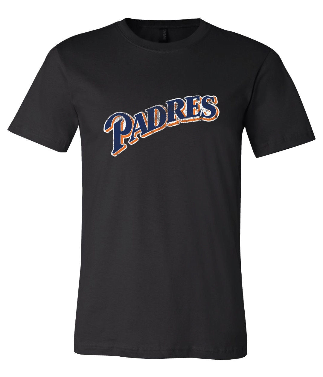 San Diego Padres Text Distressed Vintage logo T-shirt 6 Sizes S