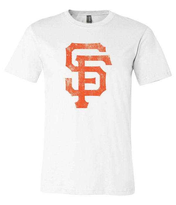 San Francisco Giants SF logo Distressed Vintage logo T-shirt 6 Sizes S-3XL!!