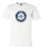 Seattle Mariners Circle logo Distressed Vintage logo T-shirt 6 Sizes S-3XL!!