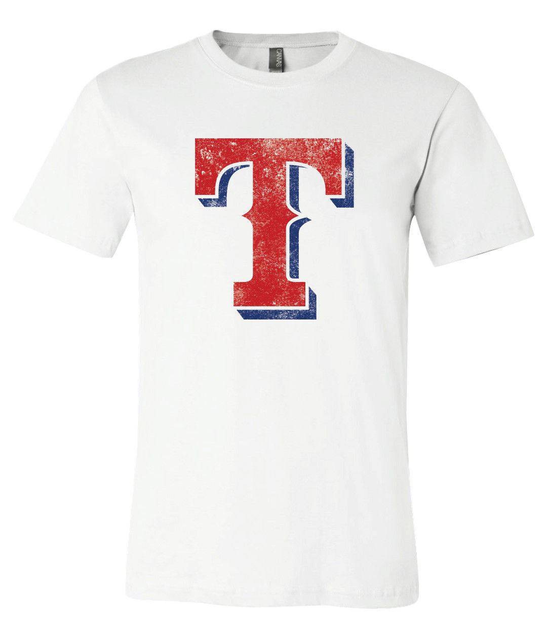 Red Jacket Texas Rangers T-Shirt - Men's T-Shirts in Light Blue