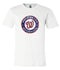 Washington Nationals Circle logo Distressed Vintage logo T-shirt 6 Sizes S-3XL!!