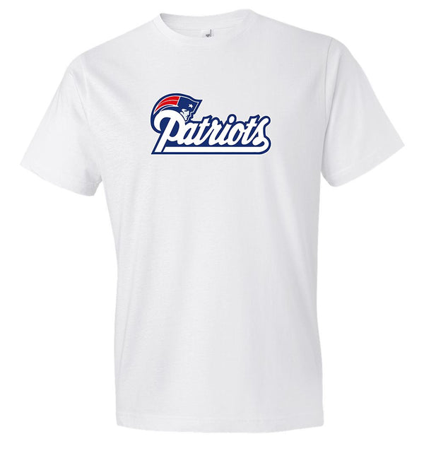 New England Patriots Text logo T shirt 6 Sizes S-3XL!!