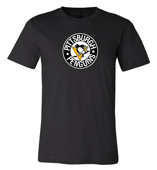 Pittsburgh Penguins Circle logo T shirt 6 Sizes S-3XL!!