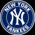 New York Yankees Circle logo Vinyl Decal / Sticker 5 Sizes!!!