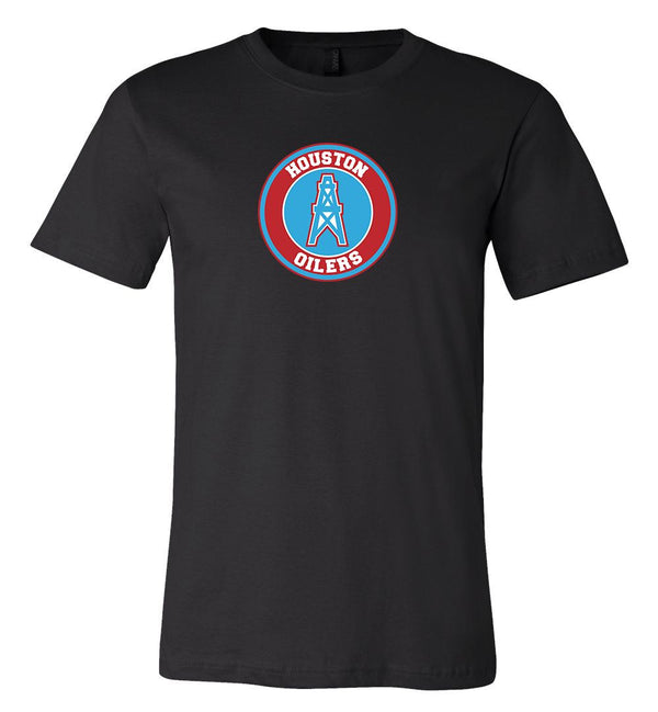 Houston Oilers Circle Logo Team Shirt 6 Sizes S-3XL
