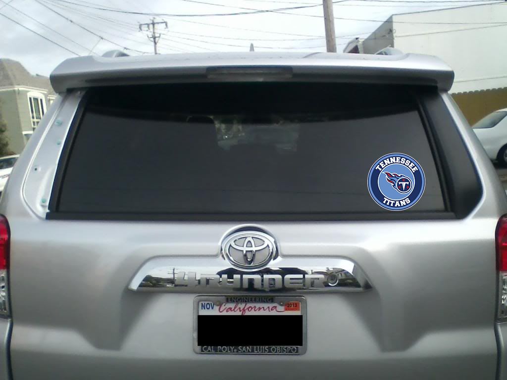 Tennessee Titans Circle Logo Vinyl Decal / Sticker 5 sizes!!