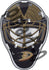 Anaheim Ducks Front Goalie Mask Vinyl Decal / Sticker 5 Sizes!!!