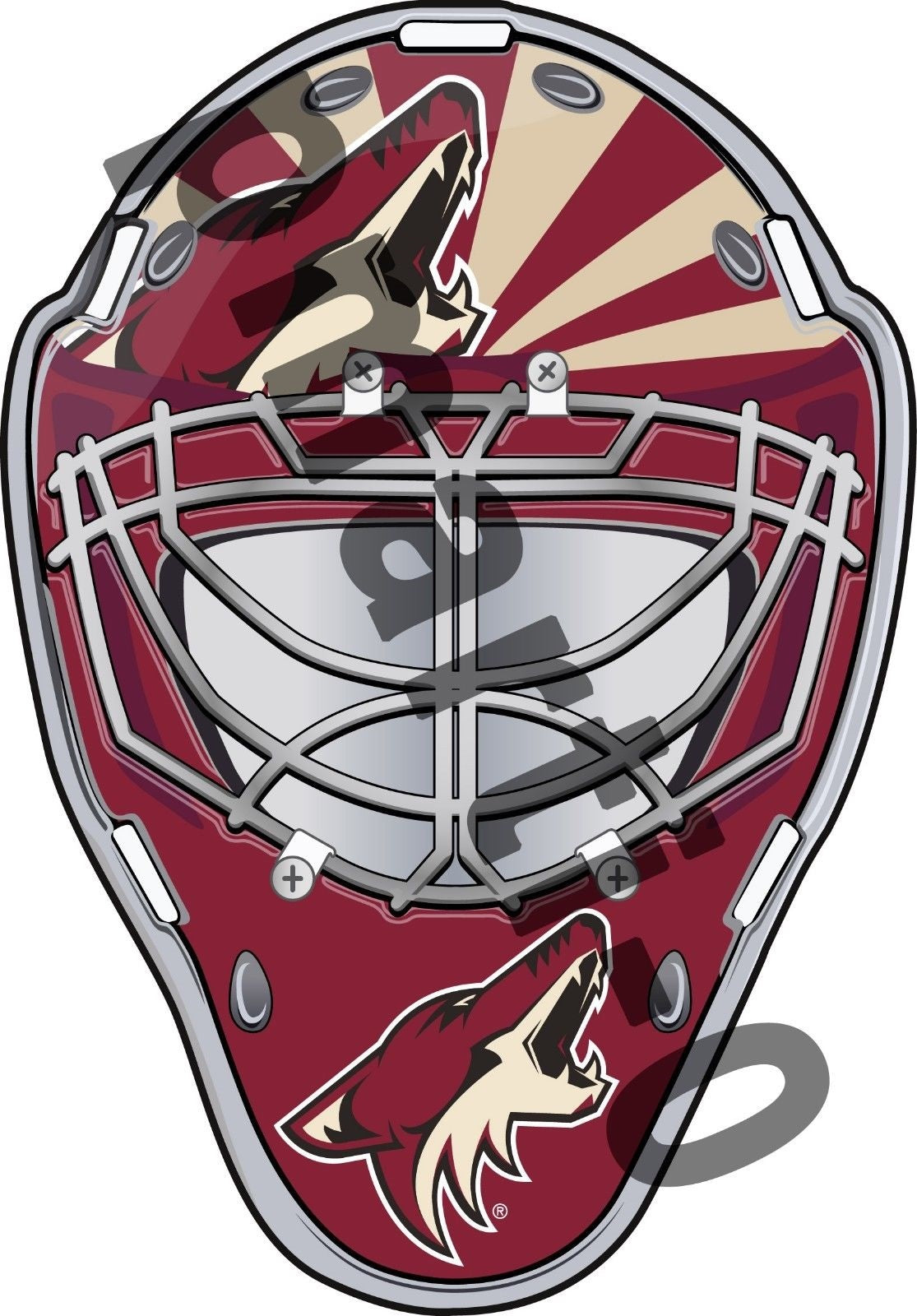 Arizona Coyotes: Howler 2021 Mascot - Officially Licensed NHL Removable  Adhesive Decal