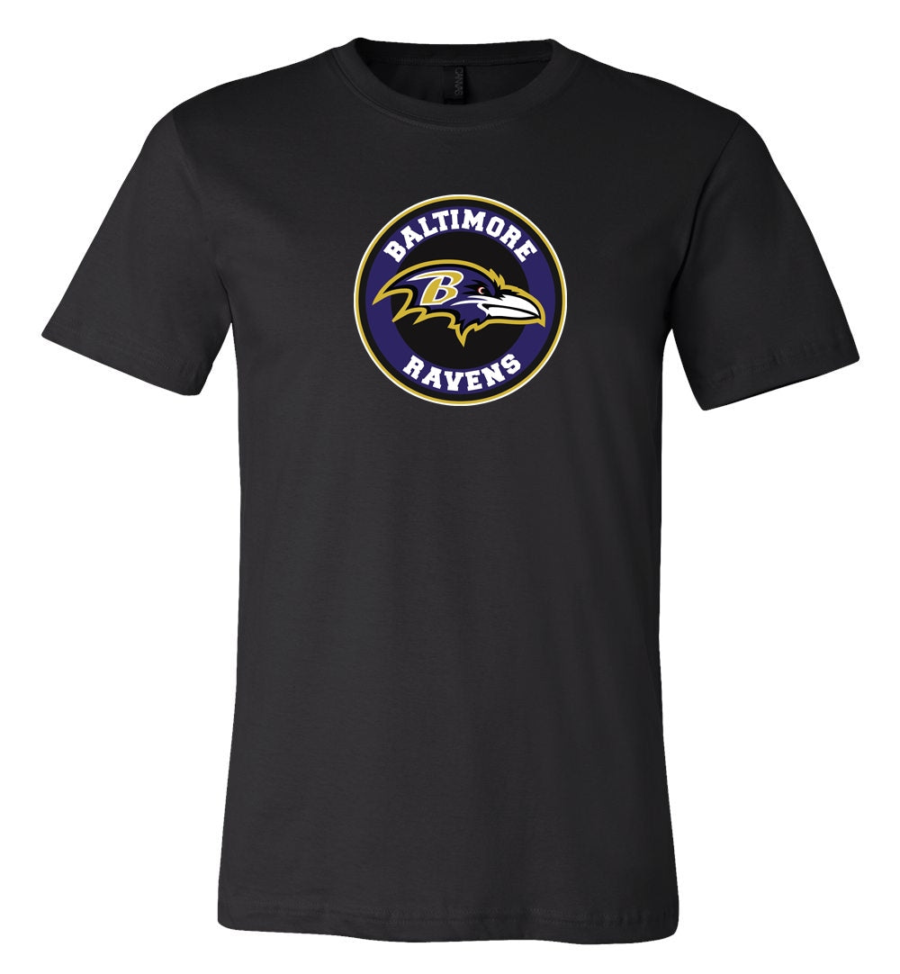 Baltimore ravens / Orioles Shield short sleeve t-shirt size Small