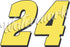 William Byron #24 Nascar Logo Vinyl Decal  / Sticker  🏁 Nascar Sticker 🚗💨