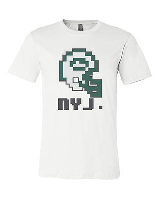 New York Jets NFL  Retro tecmo bowl jersey shirt - Sportz For Less