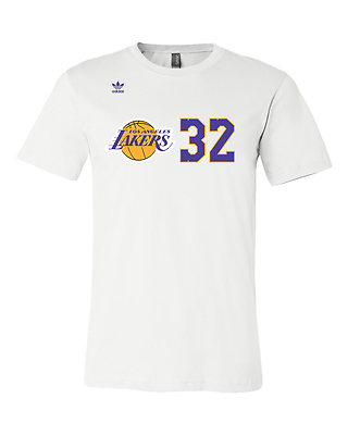 Adidas Los Angles Lakers Gold Primary Logo Basketball T Shirt on Sale
