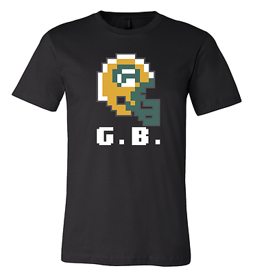 Green Bay Packers Retro tecmo bowl jersey shirt - Sportz For Less