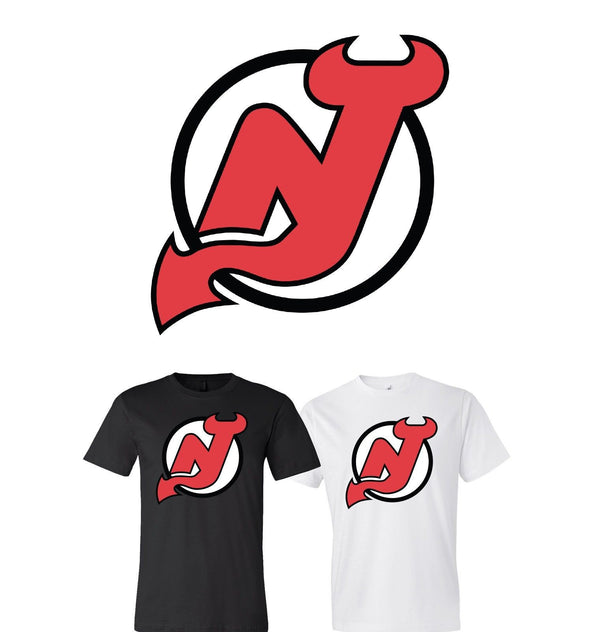 New Jersey Devils logo Team Shirt jersey shirt - Sportz For Less