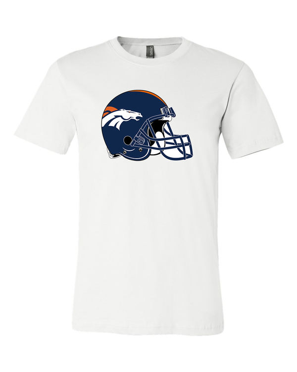 Denver Broncos Helmet  Team Shirt jersey shirt - Sportz For Less