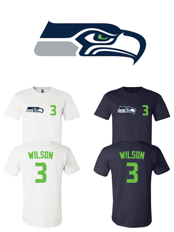 Russell Wilson #3 Seattle Seahawks  Jersey player shirt - Sportz For Less