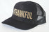 Thankful Trucker Hat Gold Glitter print