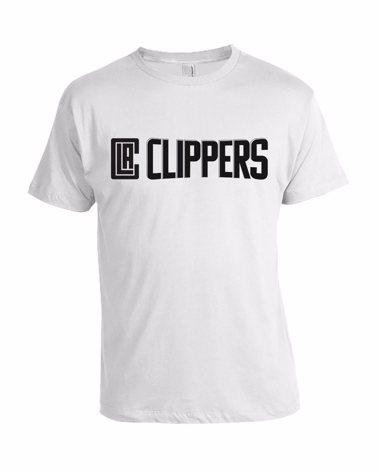 Los Angeles Clippers side logo Black Print Team Shirt NBA jersey shirt