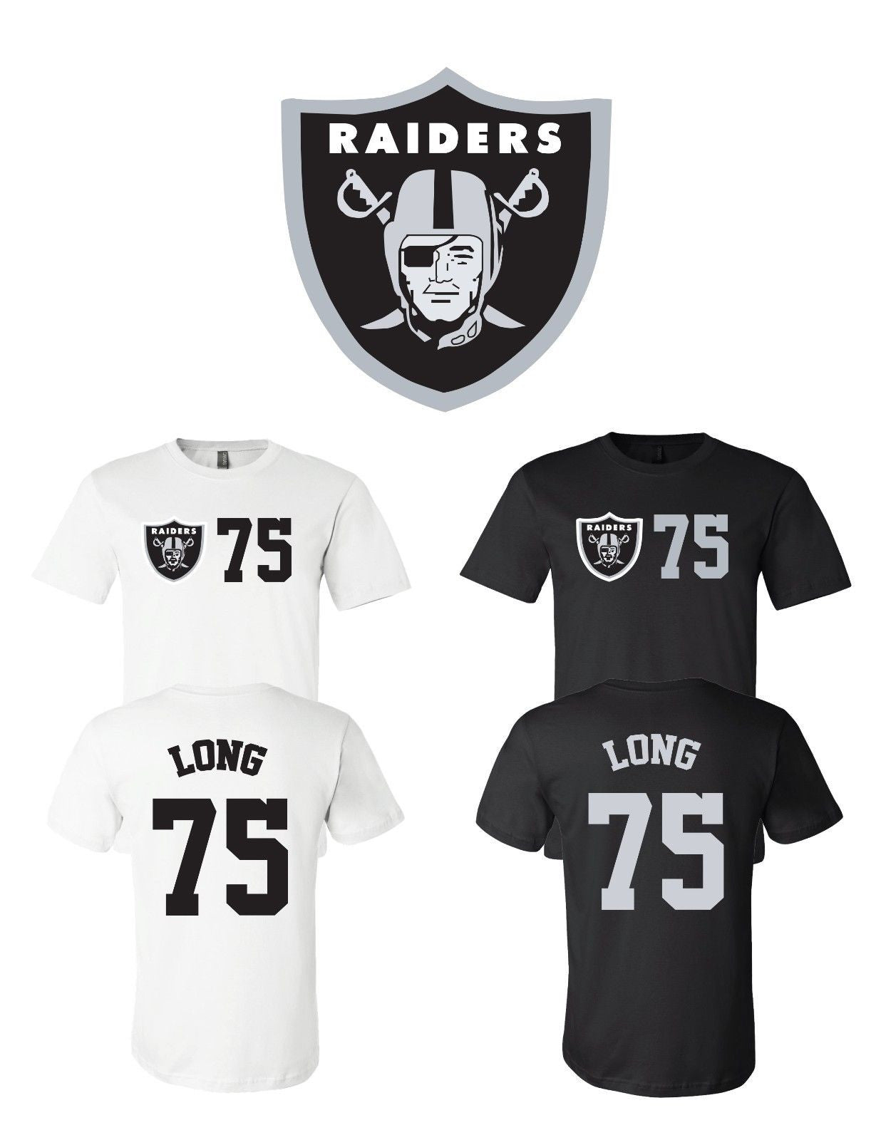 Howie Long #75 Las Vegas Oakland Raiders Jersey player shirt
