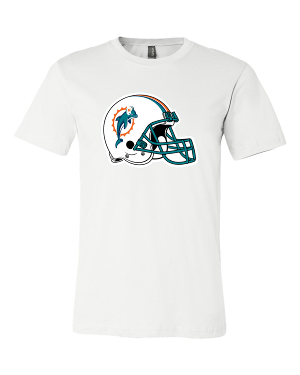 Miami Dolphins Helmet  Team Shirt jersey shirt - Sportz For Less