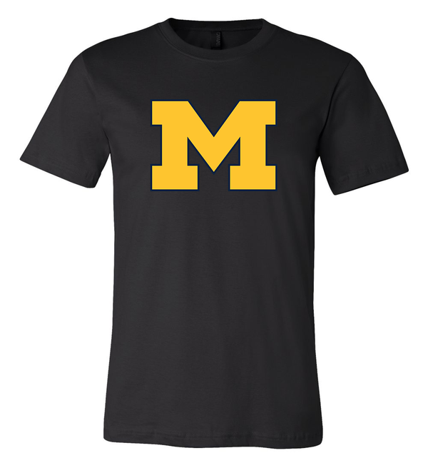 Michigan Wolverines M logo Team Shirt jersey shirt - Sportz For Less