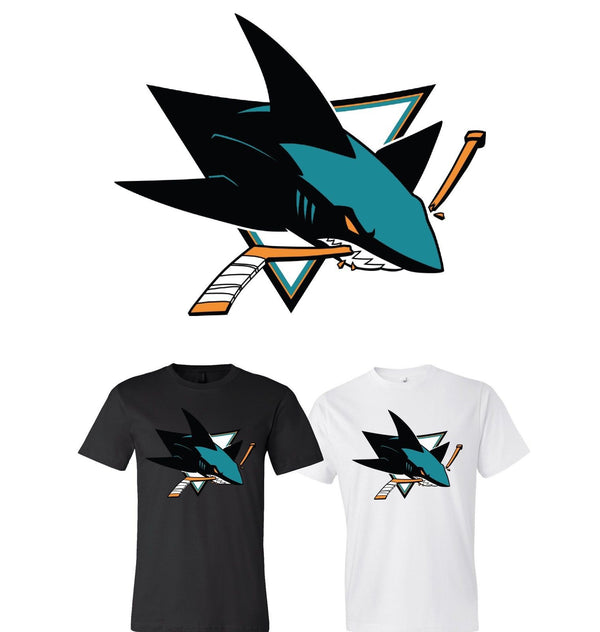San Jose Sharks logo Team Shirt jersey shirt - Sportz For Less