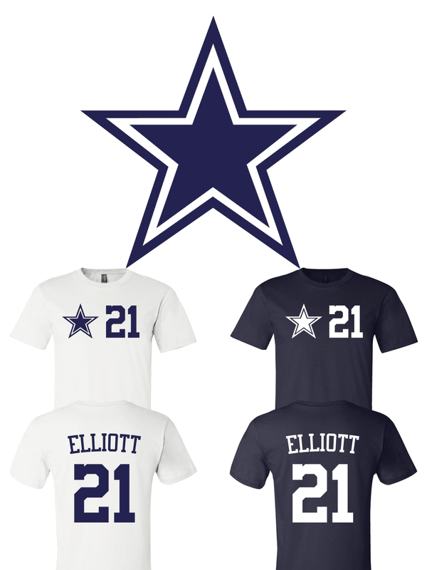 Ezekiel Elliott #21 Dallas Cowboys Jersey player shirt - Sportz For Less