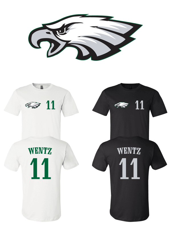 Carson Wentz #11 Philadelphia Eagles  Jersey player shirt - Sportz For Less