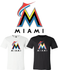 Miami Marlins  Team Shirt   jersey shirt - Sportz For Less