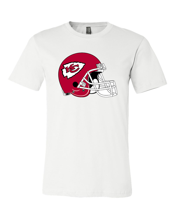 Kansas City Chiefs Helmet  Team Shirt jersey shirt - Sportz For Less