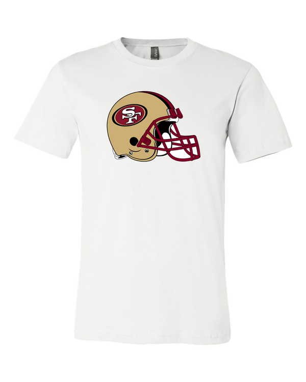 San Francisco 49ers  Helmet  Team Shirt jersey shirt - Sportz For Less