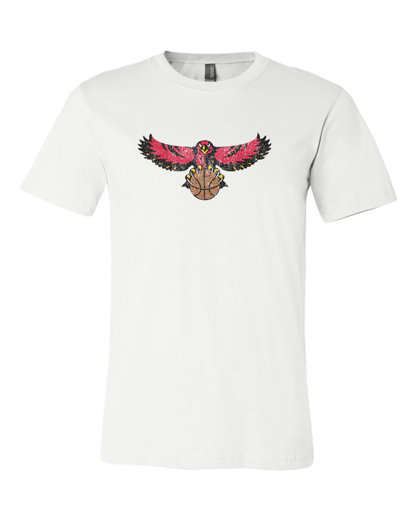 Atlanta Hawks Distressed  Team Shirt NBA  jersey shirt