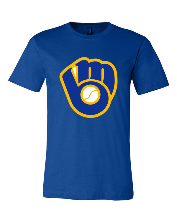 Milwaukee Brewers Throwback logo  Team Shirt - Sportz For Less