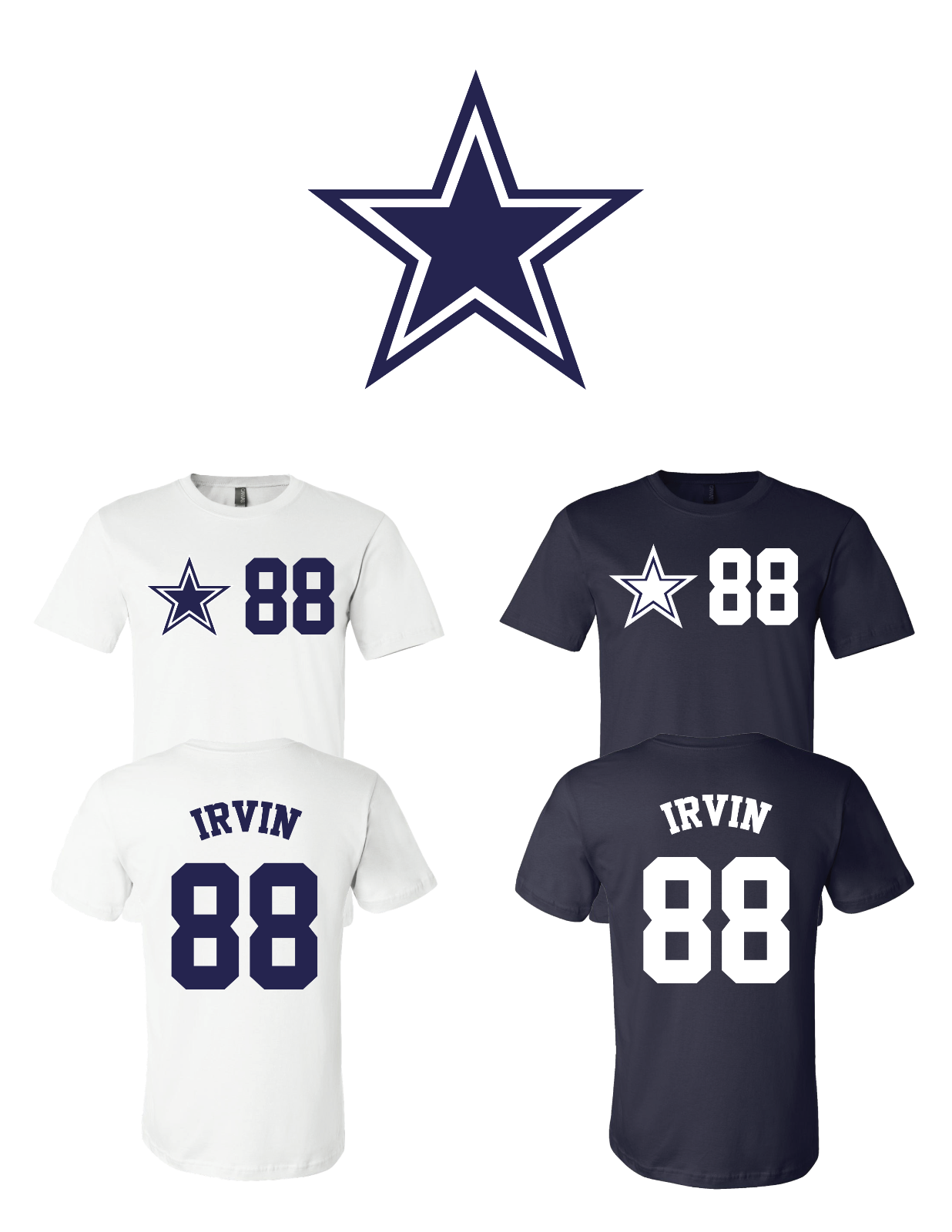 Michael Irvin #88 Dallas Cowboys Jersey player shirt