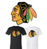 Chicago Blackhawks  logo Team Shirt jersey shirt - Sportz For Less