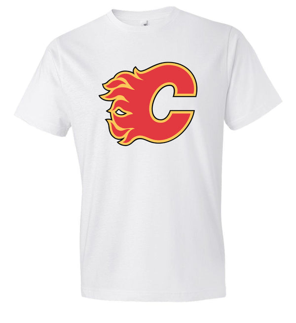 Calgary Flames  logo Team Shirt jersey shirt - Sportz For Less